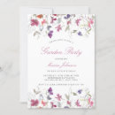 Search for sweet pea birthday invitations Purple