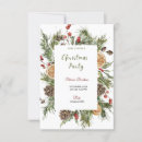 Search for secret santa invitations Winter botanicals