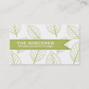 Search for autumn leaves business cards Elegant
