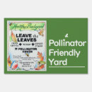 Search for bee outdoor signs Pollinator friendly