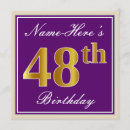 Search for 48th birthday invitations 48 years old