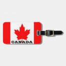 Search for canada flag luggage tags White