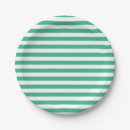 Search for green and white striped plates Pattern