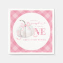 Search for 1st birthday napkins Our little pumpkin