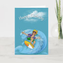 Search for surfer birthday cards California