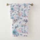 Search for blue and gray bath towels Floral pattern