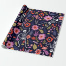 Search for skeleton wrapping paper Retro