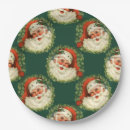 Search for vintage santa claus plates Face