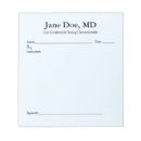 Search for therapist notepads Doctor