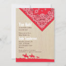 Search for bandana invitations Red
