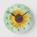 Search for sunflower clocks Colorful