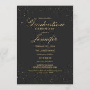 Search for monogram graduation invitations Modern