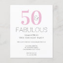 Search for 50th birthday invitations Modern