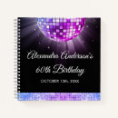 Search for 60th birthday guest book notebooks Party