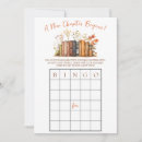 Search for bingo bridal shower invitations Floral