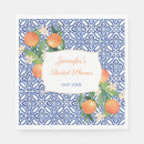 Search for citrus fruit napkins Bridal shower