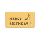 Search for music return address labels Singer