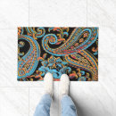 Search for blue and orange doormats Vintage
