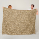 Search for shiny metallic gold blankets Glitter