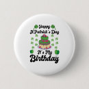 Search for st patricks day buttons Shamrock