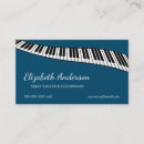 Search for piano business cards Modern