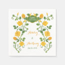 Search for yellow rose napkins Green