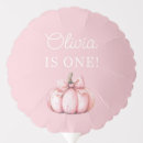Search for pink pumpkin birthday balloons Cute