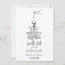 Search for cake and champagne invitations Hand drawn