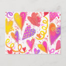 Search for valentines day postcards Colorful