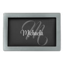 Search for name belt buckles Black