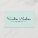 Search for mint business cards Typography