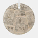 Search for newspaper ornaments Retro