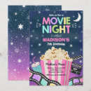 Search for movie night sleepover invitations For kids