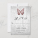 Search for butterflies rsvp cards Pink