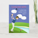 Search for golf valentines day cards Wife