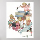 Search for vintage children playing posters Retro