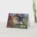 Search for funny farm birthday cards Cow