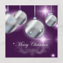 Search for purple silver christmas invitations Corporate