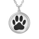 Search for paw print necklaces Black