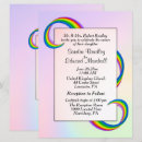 Search for rainbow wedding invitations Pretty