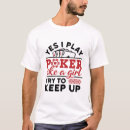 Search for ladies poker tshirts Night