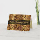 Search for leopard print birthday cards Brown