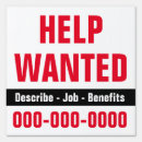 Search for help wanted signs Now hiring