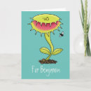 Search for funny plant cards Illustration