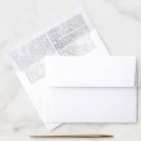Search for envelope liners Typography