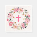 Search for first communion napkins Cross