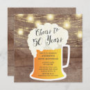 Search for cheers to 50 years invitations Rustic