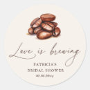 Search for coffee bean stickers Brown
