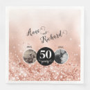 Search for 40th anniversary napkins Glitter