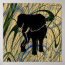 Search for black and white elephant posters Pachyderm